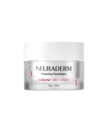 Protective Facial Balm Rich Cream Ceramide Moisturizer with Hyaluronic Acid and Cica to Protect Skin Barrier and Soothe Irritated Skin Non-Comedogenic (30g 1.05oz)