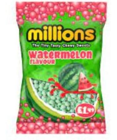 Millions Watermelon Hanging Bags 12 x 110g Delicious Special For Easter Tasty And Twisty Treat Gift Hamper Christmas Birthday Easter Gift Sold By Kidzbuzz