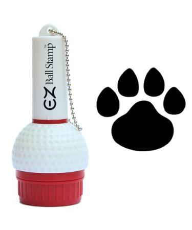 EZBallStamp Golf Ball Stamp Marker Black Paw