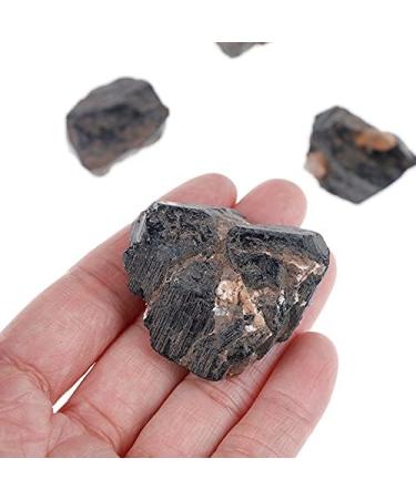 100G/Bag Natural Black Tourmaline Crystal Rough Stone Rock Specimen Natural Stones and Minerals Fine Stone - Buy Online on GoSupps.com