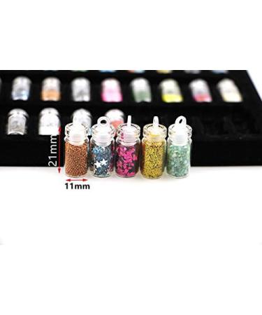 Xshelley 48 Colors Nail Art Kit - 3D Glitter Designs for DIY Nails & Crafts - Buy Online on GoSupps.com