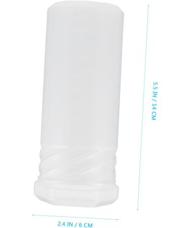 Minkissy 4-Piece Adjustable Brush Holder Set | Travel Shaving Brush & Toothbrush Box for Men | Portable & Durable Protection | 5.5x5.5cm Transparent Design - Buy Online on GoSupps.com