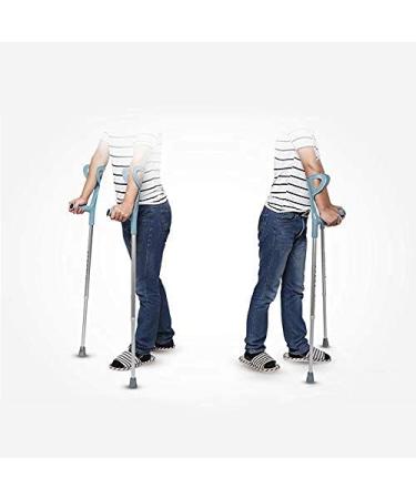 Walking Stick Aluminum Alloy Lightweight Elbow Support Crutches for Elderly Adjustable Walking aids (Rwt807) Warm as Ever - Buy Online on GoSupps.com