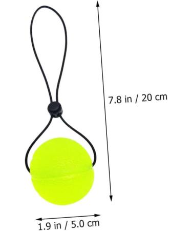 Goohochy Fitness Equipment - Gel Hand Training Ball | Finger & Wrist Developer | Decompression Relaxation Ball - TPE 20x5cm Yellow - Buy Online on GoSupps.com
