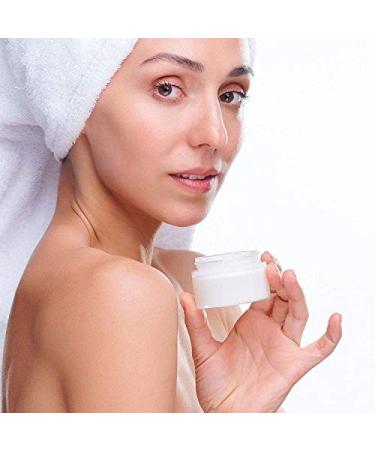 1oz Leak-Proof Clear Cosmetic Jars with Black Lid - 6 Pack | For Cream, Lotion, Powder, Ointment, Beauty Products | 1 Ounce Capacity - Buy Online on GoSupps.com