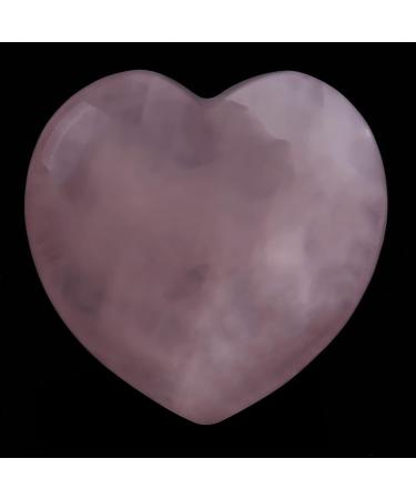 BORDSTRACT Rose Quartz Heart - 40 Pieces Pink Healing Crystals for Love & Decor | International Shipping - Buy Online on GoSupps.com