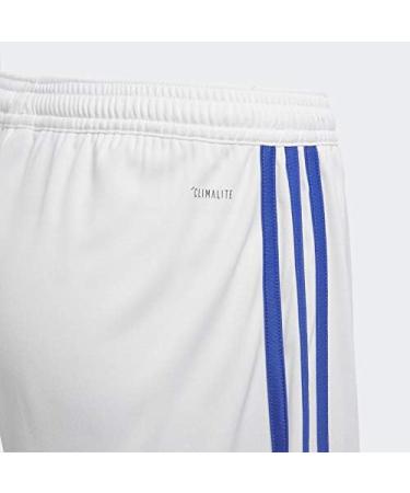 adidas Boys' Regista 18 Shorts in White/Bold Blue - Small - Buy Online on GoSupps.com