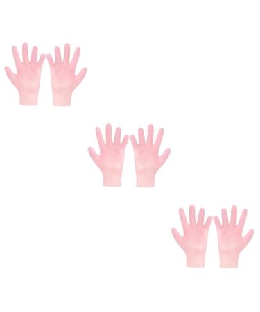 FRCOLOR 3 Pairs Hand exfoliating Hand Gloves Repair Repairing moisturizing Gloves Dry Hands moisturiser Dry Skin Dry Rough Hand Gloves Sun Protection whitening