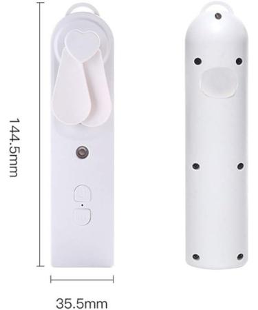 Portable 2 in 1 Mini Fan Humidifier USB Rechargeable Handheld Fan Water Spray Mist Fan Face Steamer Air Conditioner for Outdoor (Color : Pink) yubin1993 (Color : White) - Buy Online on GoSupps.com