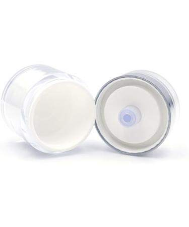 luxurious On-The-Go Refillable Acrylic Cosmetic Containers Airless Pump Jars for Thick Moisturizer - Buy Online on GoSupps.com