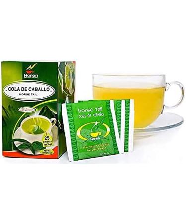 Horsetail Tea (Cola de Caballo) - 25 Teabags of All-Natural Horse Tail from Peru a.k.a. Shavegrass Snake Grass Equisetum Puzzlegrass - Buy Online on GoSupps.com