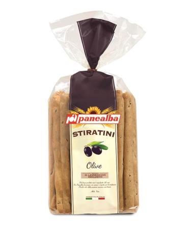 Panealba Stiratini Olive Nere Salty snack with black olives 150 g