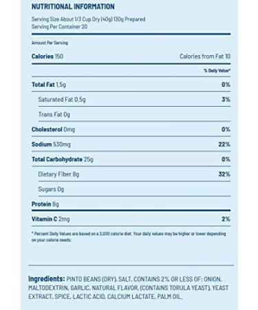 Santiago Season Vegetarian Refried Pinto Beans - 28.1 oz. Pouch (6 Pouches/Case) - Buy Online on GoSupps.com