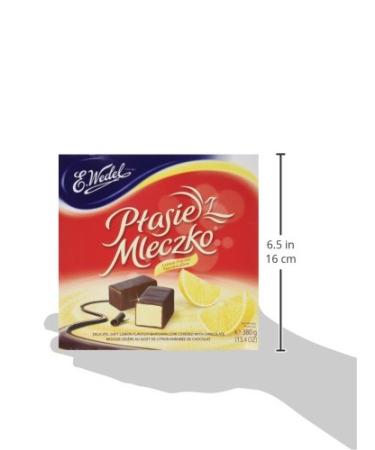 Ptasie Mleczko Lemon Flavored Marshmallow 13.4 OZ - Delicious European Treat - Buy Online on GoSupps.com