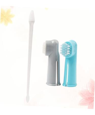Beavorty 4 Set Dogs Tooth Handle Brush Dogs Tooth Care Tool Pet Toothbrush Finger Brush Toothpaste Clean 1 count (Pack of 1) As Shown - Buy Online on GoSupps.com