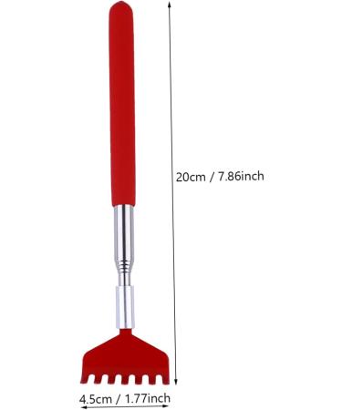 Buy Minkissy 2pcs Telescopic Tickle Rake Red Scraper | Multifunctional Stainless Steel Tool for Efficient Cleaning - International Shipping Available - Buy Online on GoSupps.com