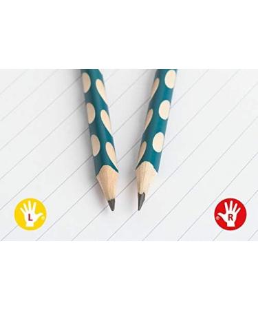 STABILO EASYgraph S Slim Triangular Pencil for Right-Handers - Pink - Pack of 2 (HB Hardness) | International Shipping Available - Buy Online on GoSupps.com