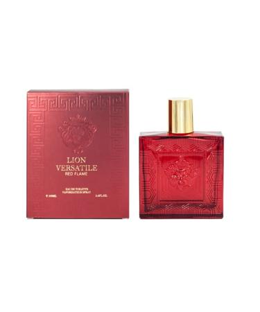 Lion Versatile Red Flame Cologne for Men - Natural Spray Eau De Toilette 3.4oz Each - Pack of 2 Masculine Scents - Buy Online on GoSupps.com