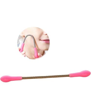 Portable Pink Facial Hair Remover Spring - Easy Bend Threading Tool for Makeup Beauty - Buy Online on GoSupps.com