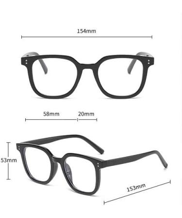 Parwana Oversized Anti-Blue Light Reading Glasses - Fashionable +200 Hawksbill - Anti-Eyes Strain & Flatter Flat Light Mirror - Buy Online on GoSupps.com