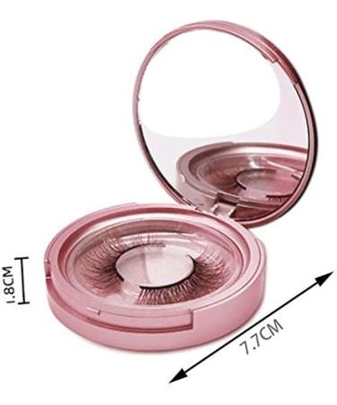 Desikixudy Magnetic Eyelashes Handmade Reusable 3D False Eyelashes for Makeup Faux Cils Magnetique Naturel Purple CL12 - Buy Online on GoSupps.com