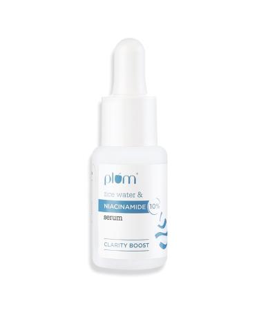 Roll over image to zoom in Plum 10% Niacinamide Face Serum For Clear Bright Skin | Fades Blemishes & Dark Spots | With Rice Water | Lightweight | Dermatologically Tested | Beginner Friendly | All Skin Types | Women & Men | Fragrance-Free | 100% Vegan | 15