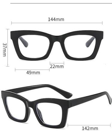 Buy Anti Blue Light Blocking Clear Vision TR Frame Reading Glasses - 2.00 C3 for Enhanced Eye Comfort | International Shipping - Buy Online on GoSupps.com