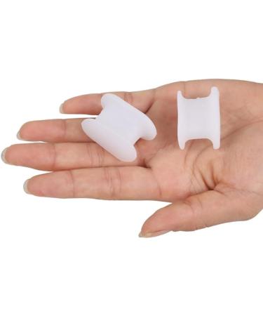 DEAVER Silicone Toe Separators - Bunion Corrector & Gel Spacers for Men and Women (3 Pairs) - Buy Online on GoSupps.com