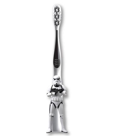 Firefly Star Wars Stormtrooper Sculpted Handle Soft Toothbrush 1-Count