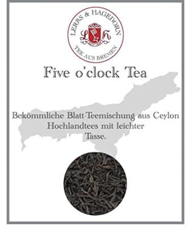 Lerbs & Hagedorn Lerbs & Hagedorn Five o'clock Tea | Light 250g (about 20 liters) leaf tea mountain tea light cup Ceylon tea black tea