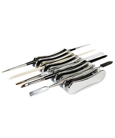 Nail design brush storage