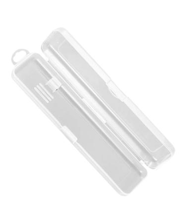Coheali Transparent toothbrush box Travel toothbrush holder Transparent toothbrushes etui travel toothbrush case toothbrush container toothpaste toothbrush holder for on the go.