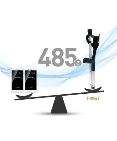 Adult Crutches Portable Folding Aluminum Canes Lightweight Adjustable Walking Sticks Height 55-75 Inches/a Lucky Star Selfless dedication - Buy Online on GoSupps.com