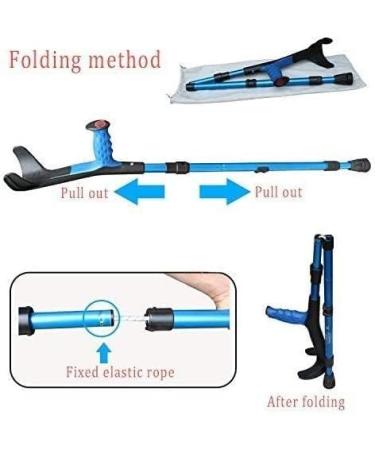 Forearm Crutches Adjustable Forearm Crutches Open Cuff Crutch Walking Elbow Crutches 12 Height Adjustable Stops Lightweight Easy to Carry Lightweight Arm Crutch Prosperous - Buy Online on GoSupps.com