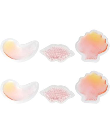 Beaupretty Lippads - 6-Piece Cooling Gel Mask Set for Face Eyes & Lips | Sleep Pads & Heat Therapy for Migraine Relief - Pink - Buy Online on GoSupps.com