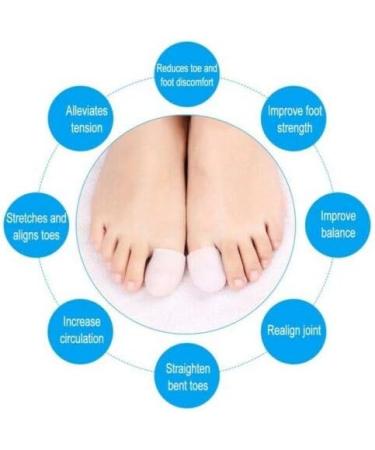 PEDIMEND Big Toe Silicone Gel Protector 2PCS - Prevent Corns, Blisters & Friction - Straightener for Ingrown Toe Nails - Unisex Foot Care Solution - Buy Online on GoSupps.com