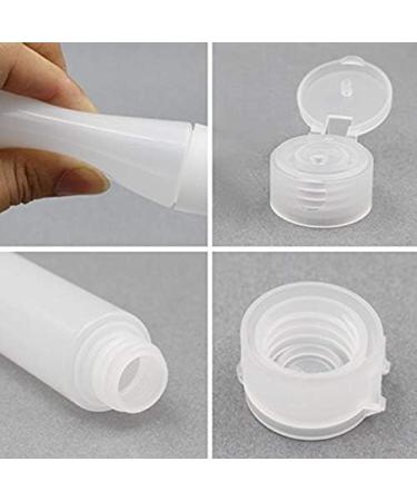 6 Pack Travel Size Plastic Squeeze Bottles Containers For Cosmetic Liquids Makeup Toiletry (50ML /1.7oz) 50ml/1.7oz - Buy Online on GoSupps.com