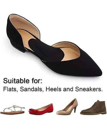 Dr. Foot Gel Arch Support Shoe Inserts - 3 Pairs for Flat Feet & Plantar Fasciitis Relief in 3 Colors - Buy Online on GoSupps.com