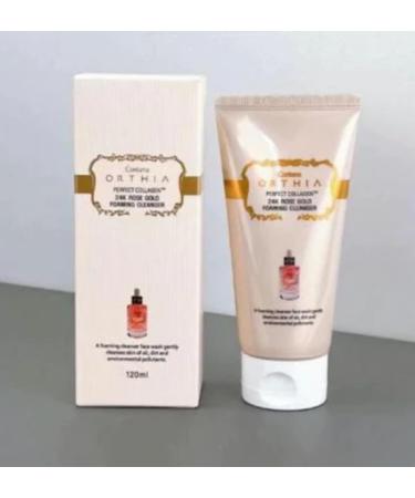 Coreana Orthia Perfect Collagen 24K Rose Gold Foaming Cleanser | Korean Cosmetic 120ml - Buy Online on GoSupps.com