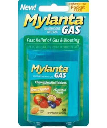 Buy Mylanta Gas Relief Tablets - Assorted Fruit 60 Count (Pack of 2) & 50 Count (Pack of 2) | Fast International Shipping - Buy Online on GoSupps.com