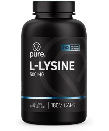 Pure LLysine 500mg 180vcaps - Buy Online on GoSupps.com