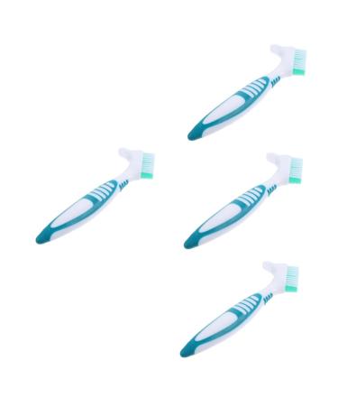 HANABASS 4pcs Turtle Shell Cleaning Brush Aquarium Scraper Cleansing Double-Head Small Brushes Plastic 16x5cmx4pcs As Shownx4pcs