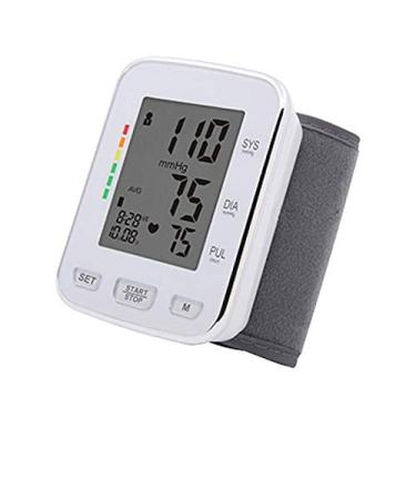 CURAmed wrist blood pressure monitor fully automatic oscillometric measuring method warning display for cardiac arrhythmia