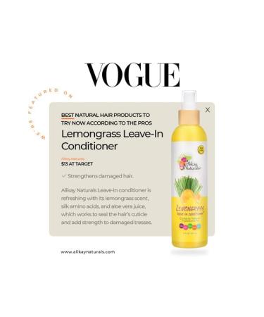 Alikay Naturals Lemongrass Leave-in Conditioner 237ml | Best Moisturizing Hair Care for All Hair Types - International Shipping Available - Buy Online on GoSupps.com