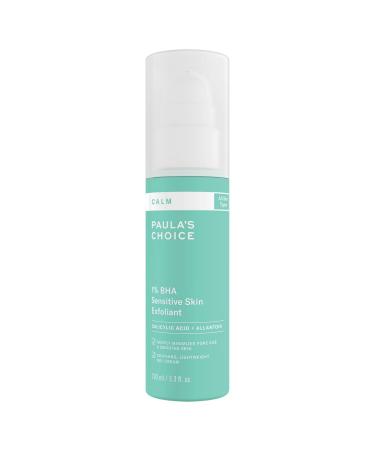 Paula's Choice CALM 1% BHA Exfoliant Sensitive Skin - Gentle Facial Peel Purifies Pores & Reduces Redness - with Saliclic Acid - All Skin Types - 100 ml