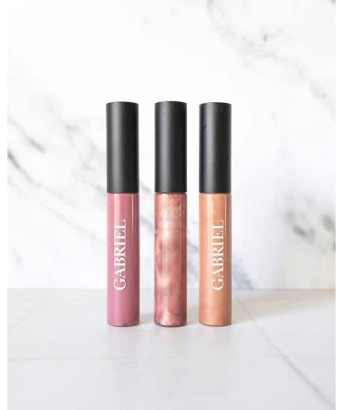 Gabriel Cosmetics Natural Lip Gloss - Paraben Free, Vegan, Gluten-free, Cruelty-free - Infused with Jojoba Seed Oil and Aloe - Long Lasting - 0.27 fl oz (Ambrosia) - Buy Online on GoSupps.com