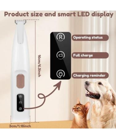 Pet Micro Precision Trimmer Zentric Pet Micro Precision Trimmer Dog Paw Trimmer with Led Light Multifunctional Pet Hair Clippers Rechargeable Pet Paw Trimmer Zentric Paw Trimmer (1 PCS) - Buy Online on GoSupps.com