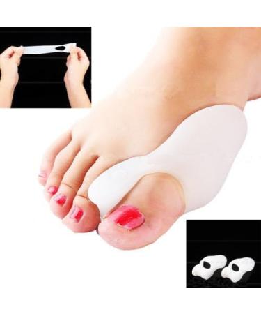 Sichun Gel Bunion Corrector - 1 Pair Toe Protectors & Straighteners | White Toe Spreader for Pain Relief - International Shipping Available - Buy Online on GoSupps.com