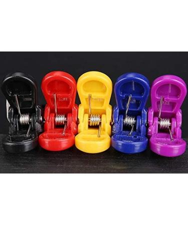 Cicilin 18 Pieces Plastic Hair Clips Hair Pins NonSlip Handle Professional Hair Clips Ideal for Hairstyle Hairstyle Sections Curls Black - Buy Online on GoSupps.com