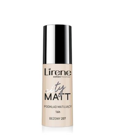 Lirene CITY MATT matting-smoothing make up - beige (30ml)